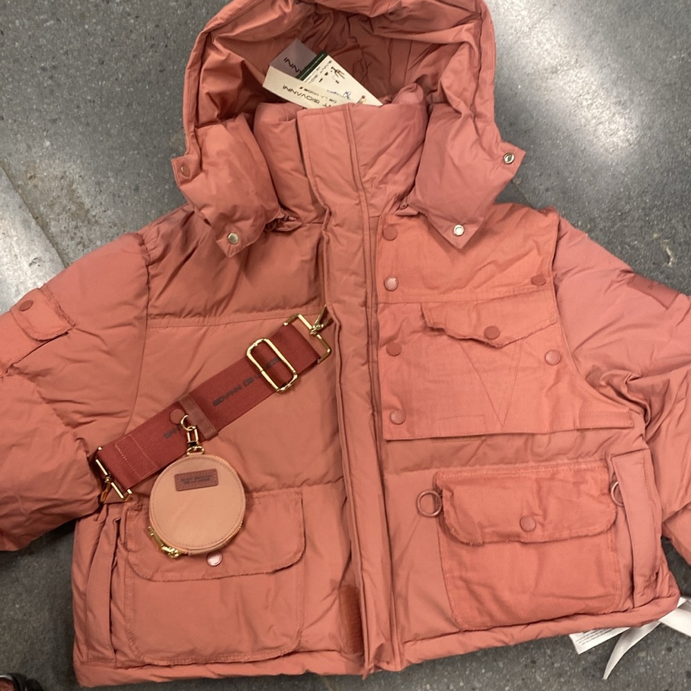 Saint Giovanni De La Mode Astronaut Cropped Down Jacket
